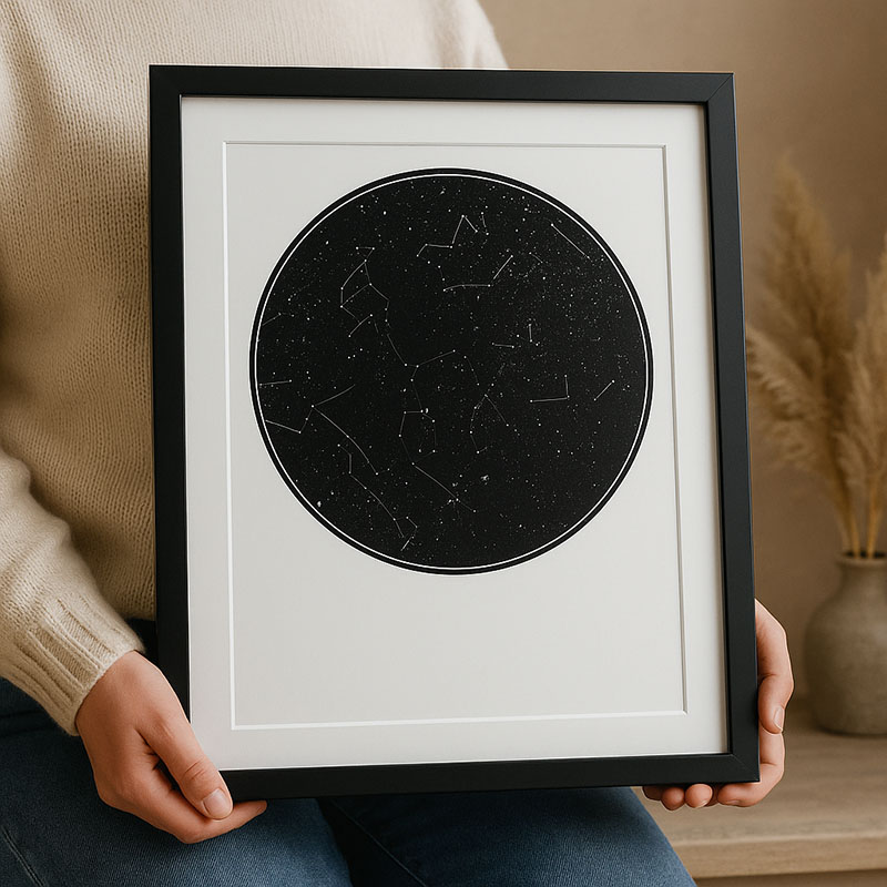 Sternenhimmel-Poster als bedeutungsvolles Geschenk